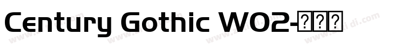 Century Gothic W02字体转换